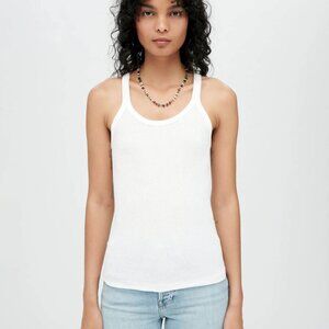 RE/DONE x Hanes Ribbed Cotton Tank Size Large